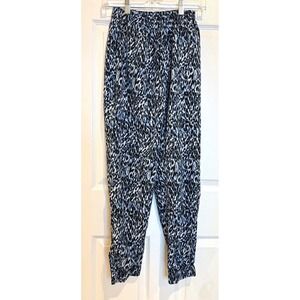 Walter Baker Animal Print Drawstring Jogger Pants Lightweight Size S‎